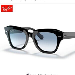 Ray-Ban Black/Blue Sunglasses